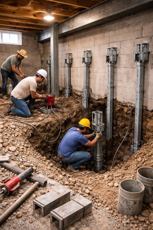 Structural Underpinning in Oxford, MI