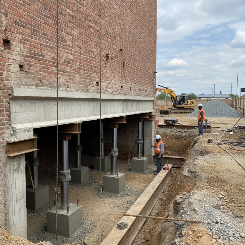 Structural Underpinning in Oxford, MI