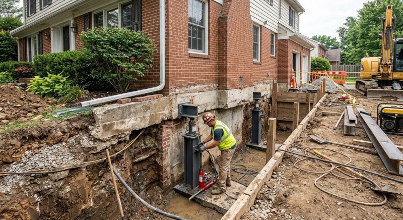 Structural Underpinning in Oxford, MI