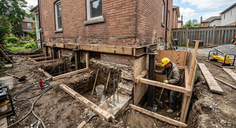 Structural Underpinning in Oxford, MI