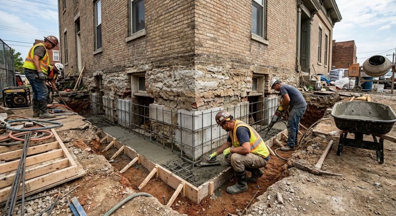 Underpinning Repair in Oxford, MI